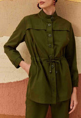 JAQUETA PARKA BOTÕES LISA 104222 CACAY